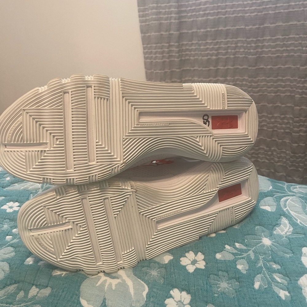 Under Armour Curry 3Zer0 2 'White Red' men’s size 16 - Picture 6 of 6